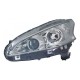 Peugeot 208 2012-2015 Chrome Inner LED Head Lamp Unit Passenger Side